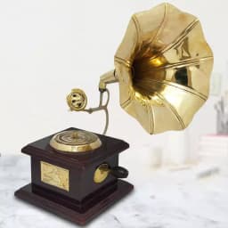Charming Vintage Dummy Handmade Gramophone for Home Décor 1