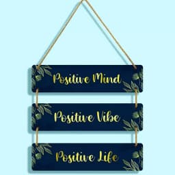 Charming Positive Quotes Wooden Wall Hanging 1