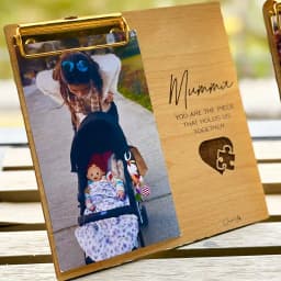 Ravishing Super Mom Personalized Photo Plank Gift 1