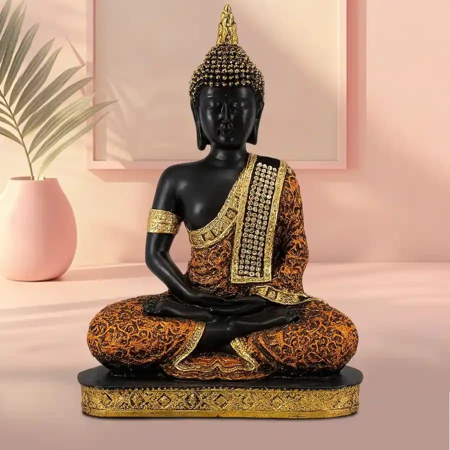 Auspicious Sitting Buddha Idol