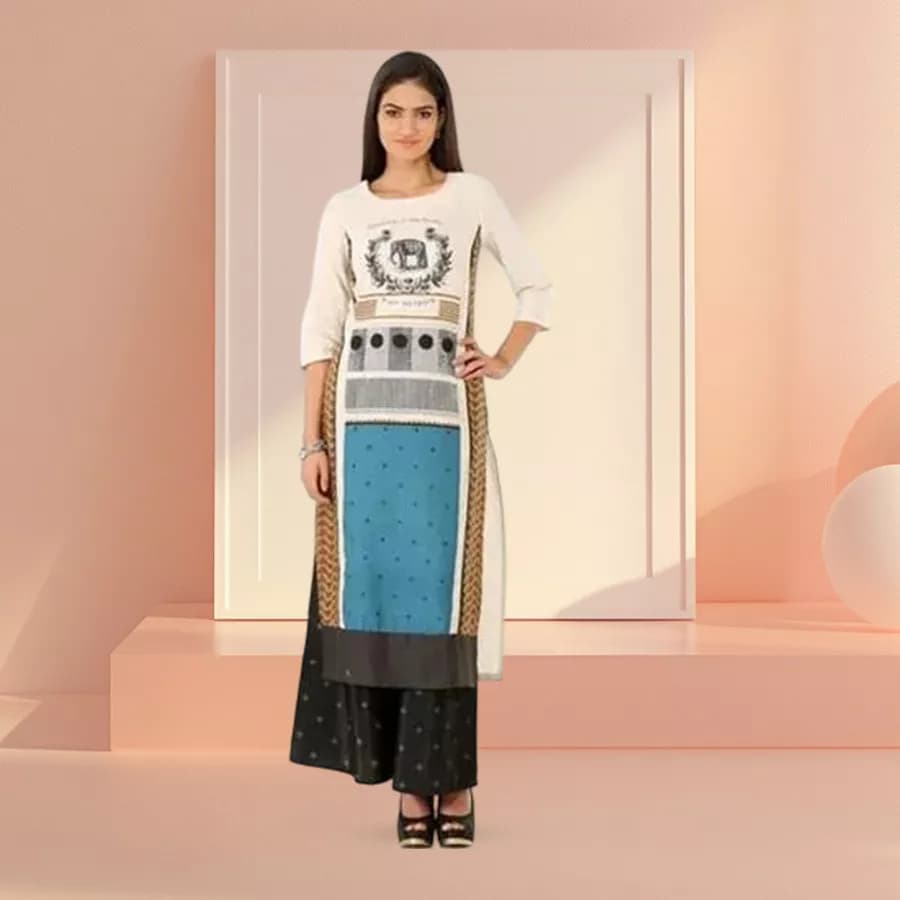 Multi Hued Kurti by W Lifestyle
