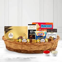 Tasty Rocher n Gourmet Assortments Gift Hamper with Roli Teeka 1