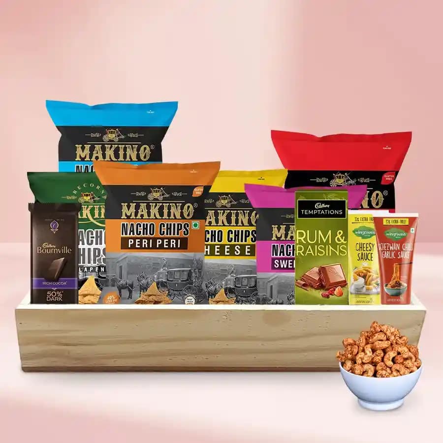 Captivating Gourmet N Chocolate Delight Gift Hamper