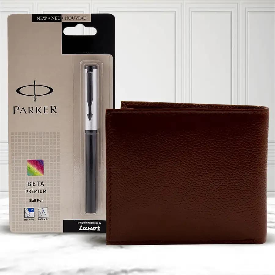 Elite Writing Set with Leather Wallet