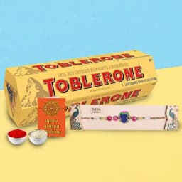 Toblerone Gift Set with Special Rakhi Essentials 1