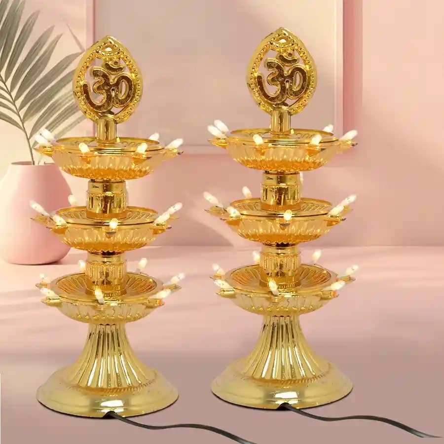 Radiant Duo LED Diya Collection