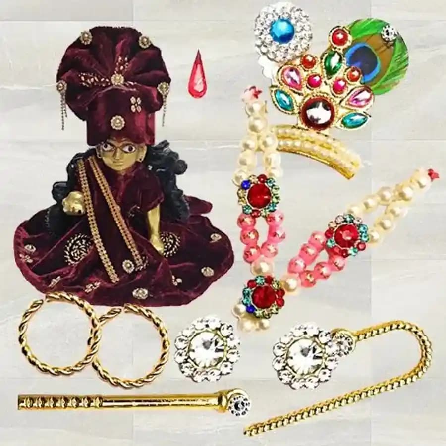 Radiant Laddu Gopal Dress Set