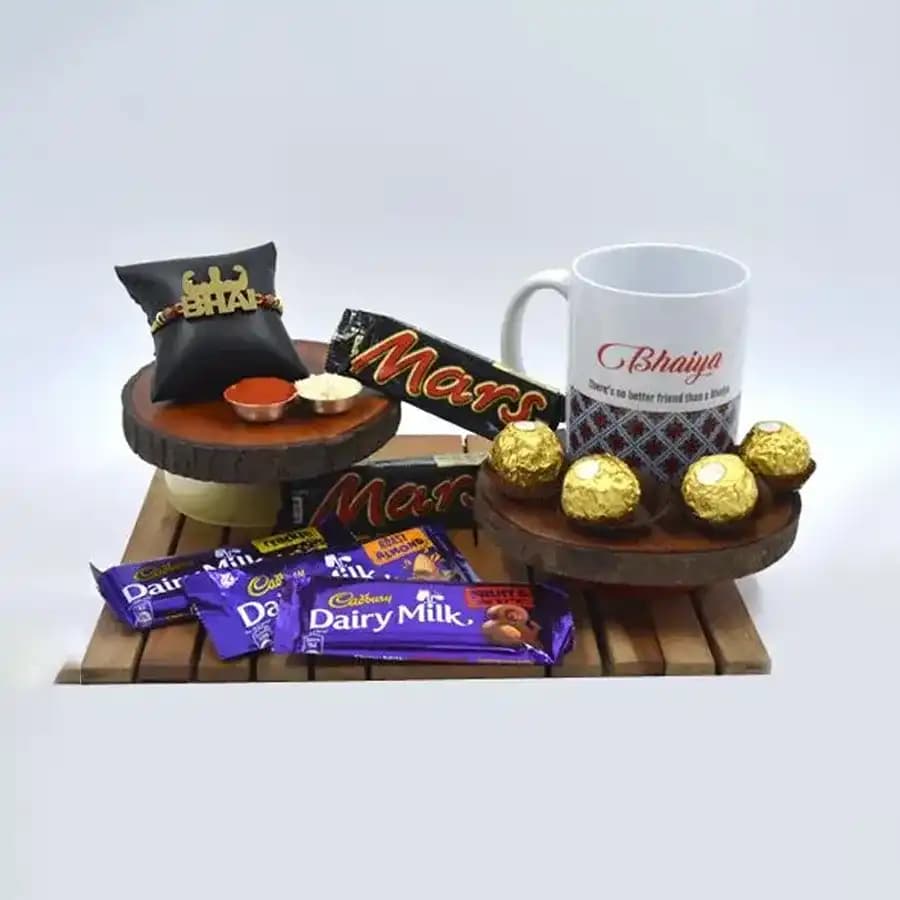 Bhai Rakhi Delight & Sweets Combo