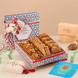 Celebration Combo of Assorted Baklava N Rakhis 1