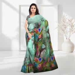 Fascinating Georgette Saree 1
