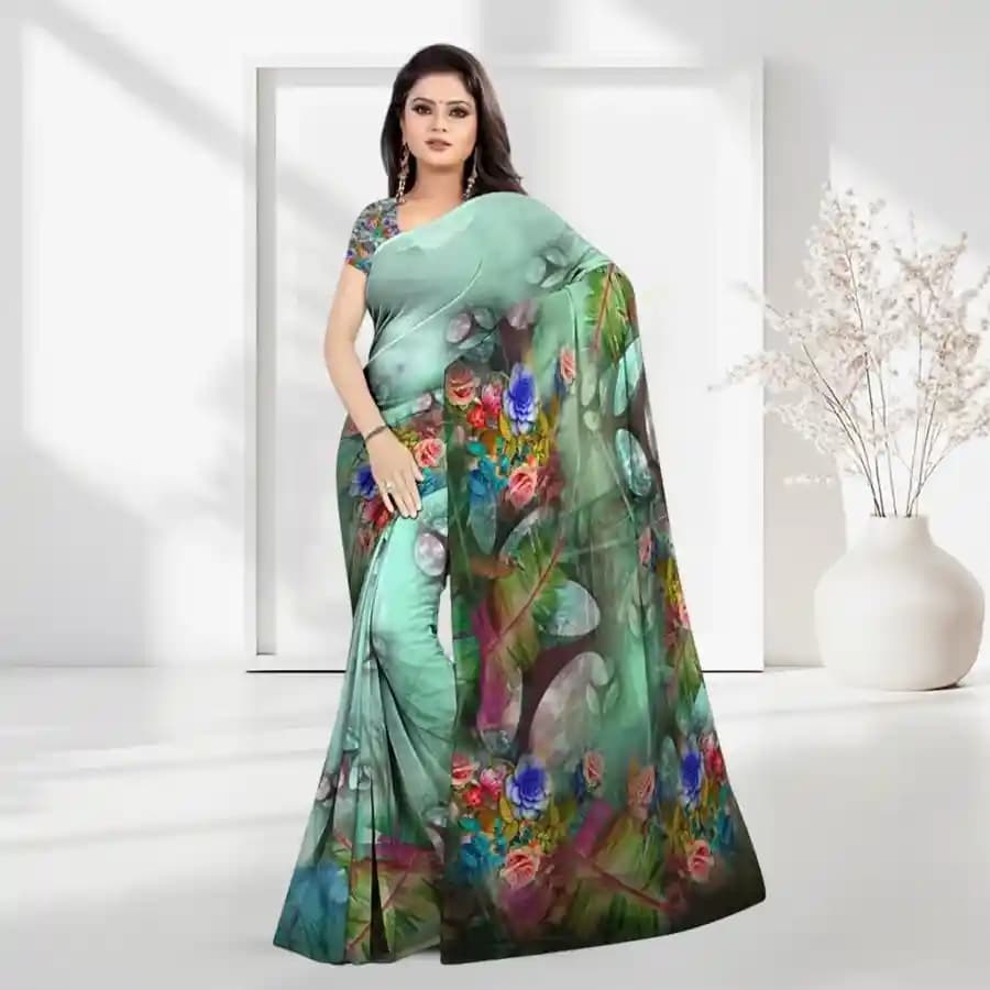 Fascinating Georgette Saree