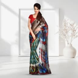 Marvelous Dani Georgette Printed Saree 1
