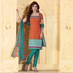 Smashing Crepe and Chiffon Printed Siya Salwar Suit 1