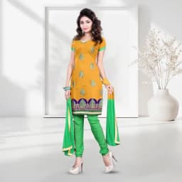 Radiant Resplendence Crepe Salwar Suit 1