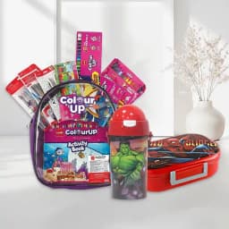 Vibrant Art & Lunch Ensemble for Kids 1