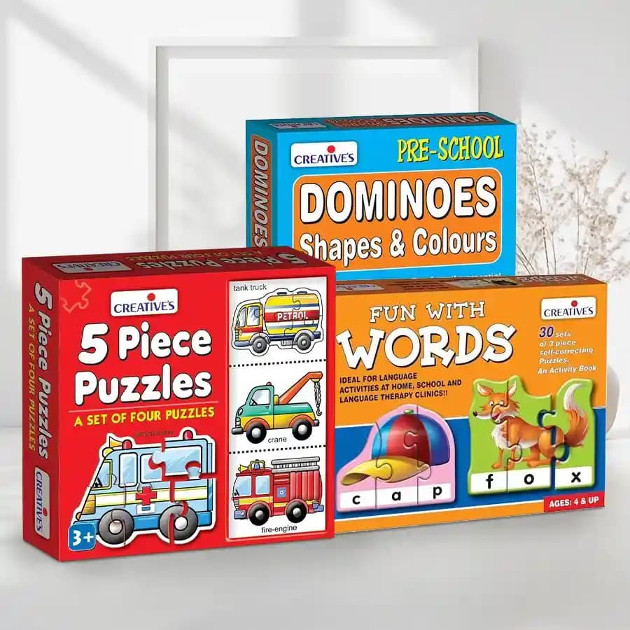 Creative Learning Puzzle Collection for Kids