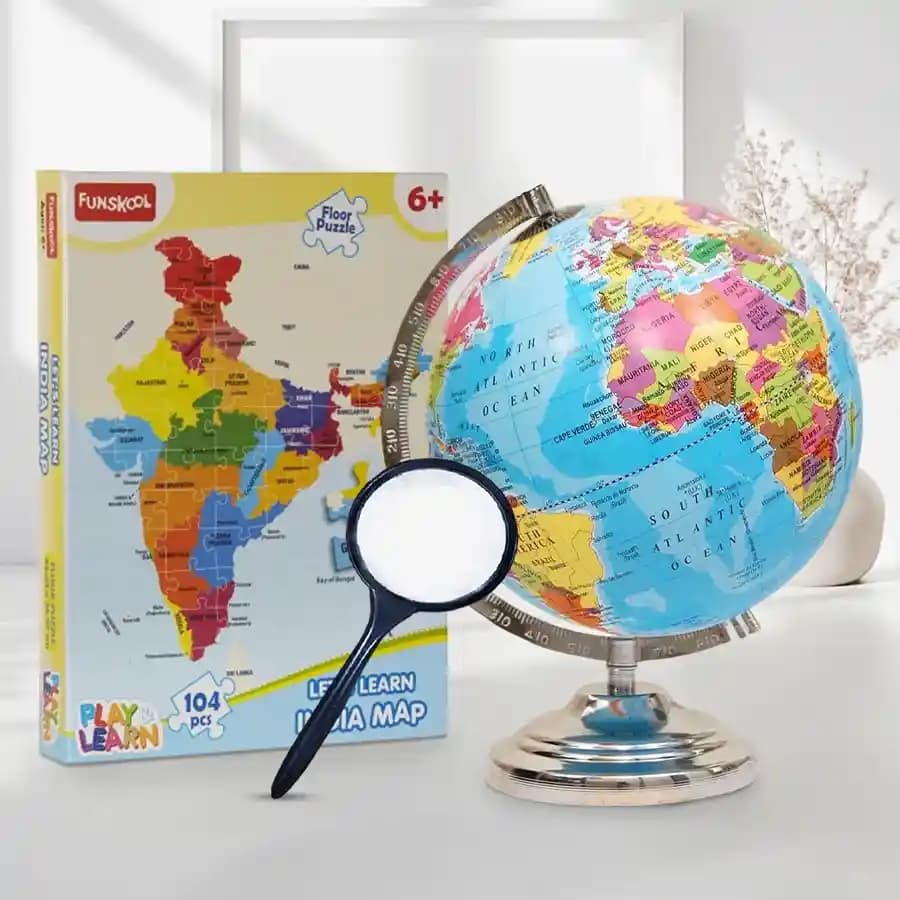 Interactive Explorer Globe Puzzle