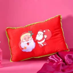 Cheerful Santa Decorative Pillow 1