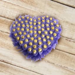 Marvelous Heart Shaped Arrangement of Homemade Chocolates 1