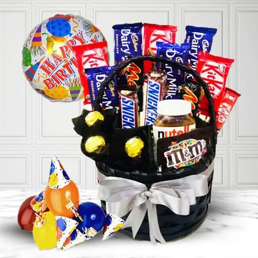 Marvellous Chocolate Gift Basket for Boys and Girls