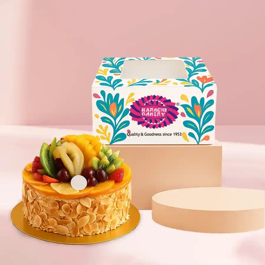 Tropical Fruit Fantasy Cake