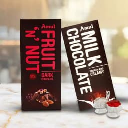 Two Amul Chocolates Bar 1