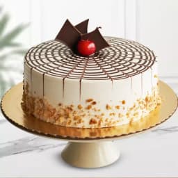 Satisfying Round Butterscotch Cake 1