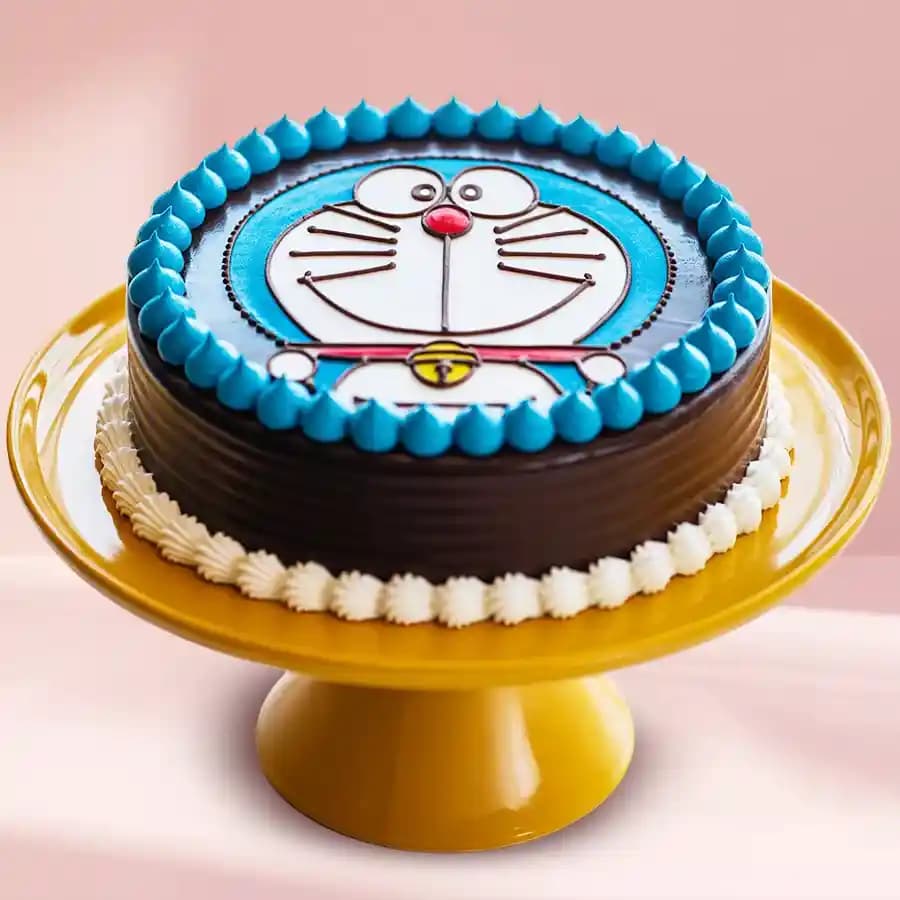 Delectable Doraemon Chocolate Cake Treat