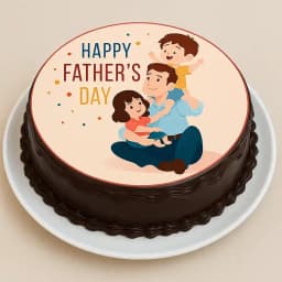 Creamy Chocolaty Fathers Day Cake 1