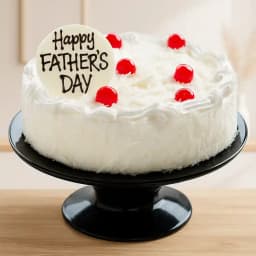 Creamy Eggless White Forest for Fathers Day 1