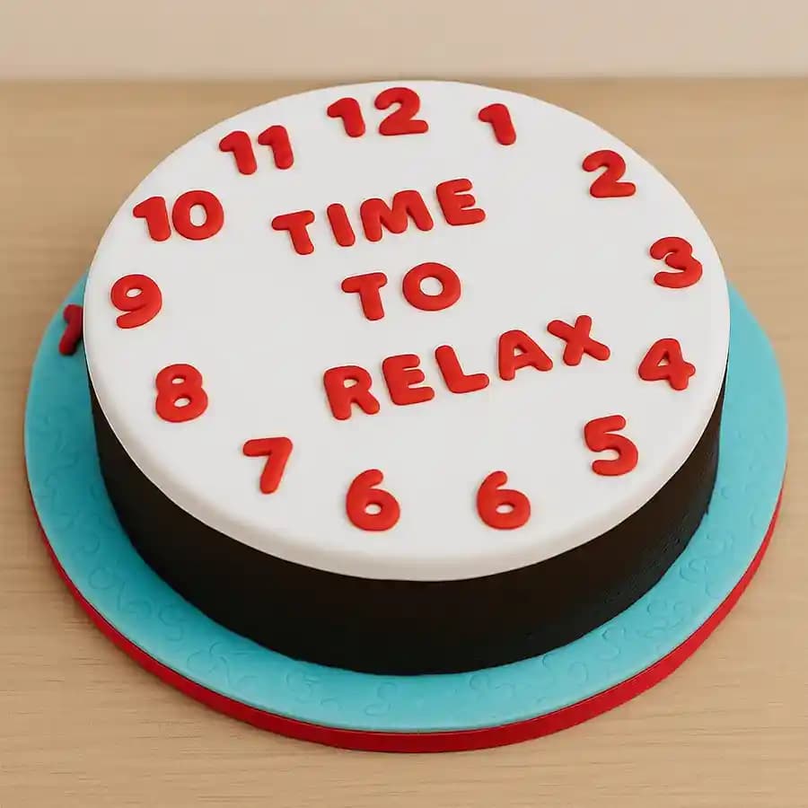 Time to Relax Farewell Cake