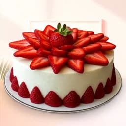 Tasty Strawberry Cake 1