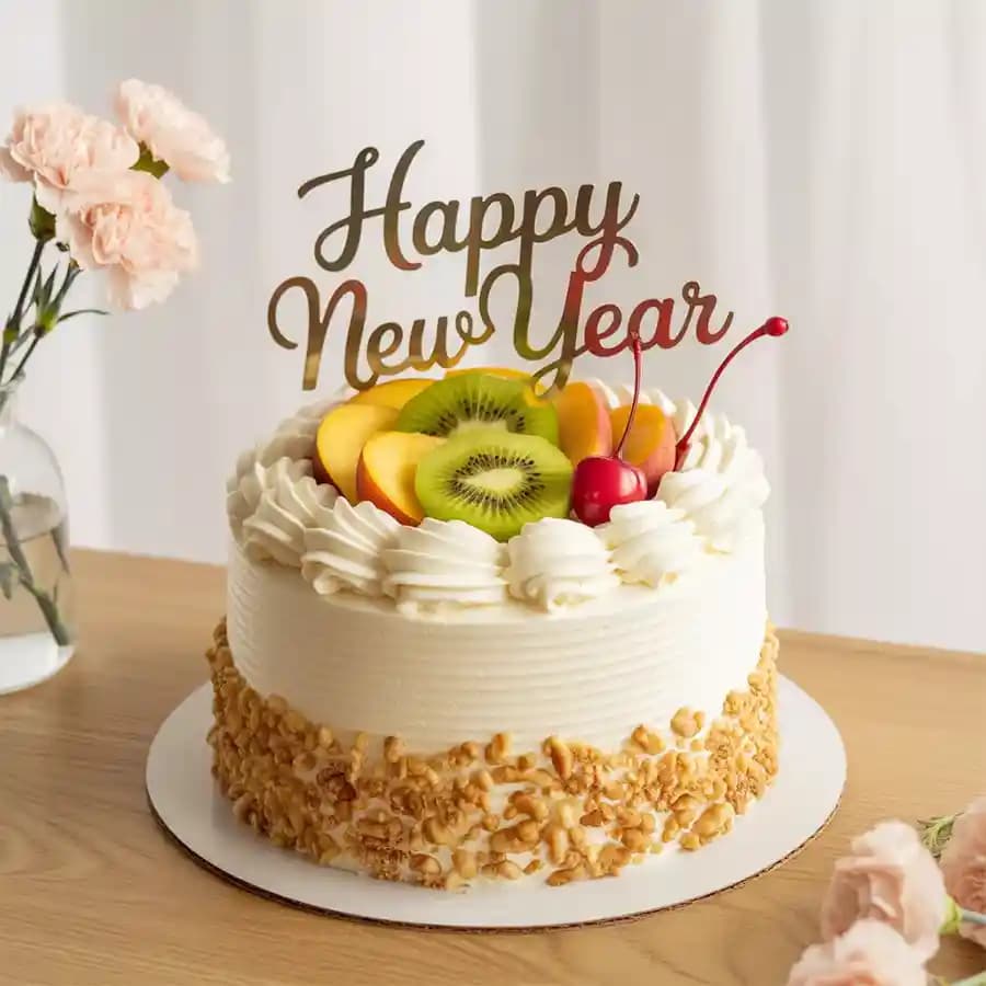 Delicious Fresh Fruit Cake