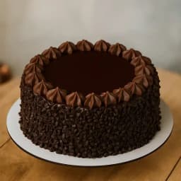 Scrumptious Eggless Chocolate Cake from 3/4 Star Bakery 1