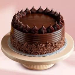Scrumptious Chocolate Flavoured 1 Lb Eggless Cake from 3/4 Star Bakery 1