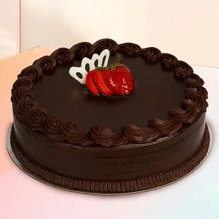 Celebration-Ready Eggless Chocolate Cake