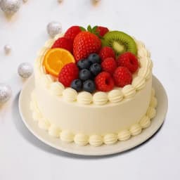 Fresh Fruit Vanilla Bliss Cake 1