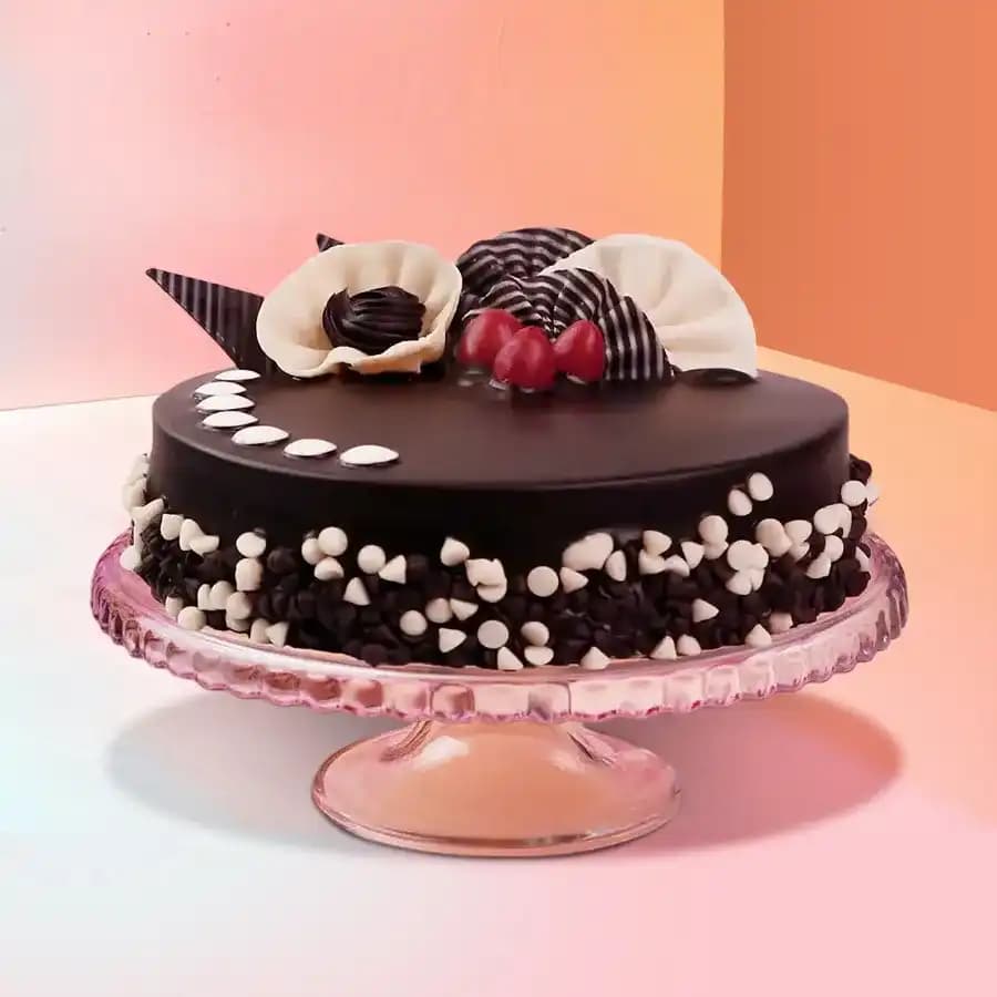 Decadent Chocolate Chip Delight Cake