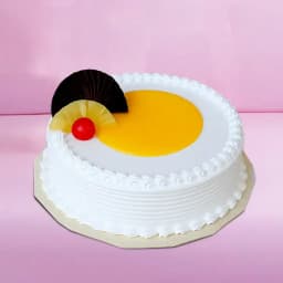 Eggless Pineapple Delight Cake 1