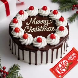 Delicious Pack of Black Forest Cake with Kitkat Chocolate 1