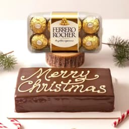 X Mas Special Chocolate Cake with Ferrero Rocher 1