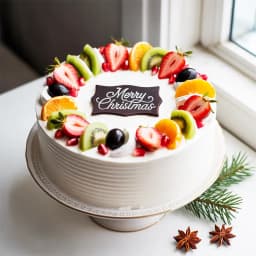 Yummy Fresh Fruits Cake 1