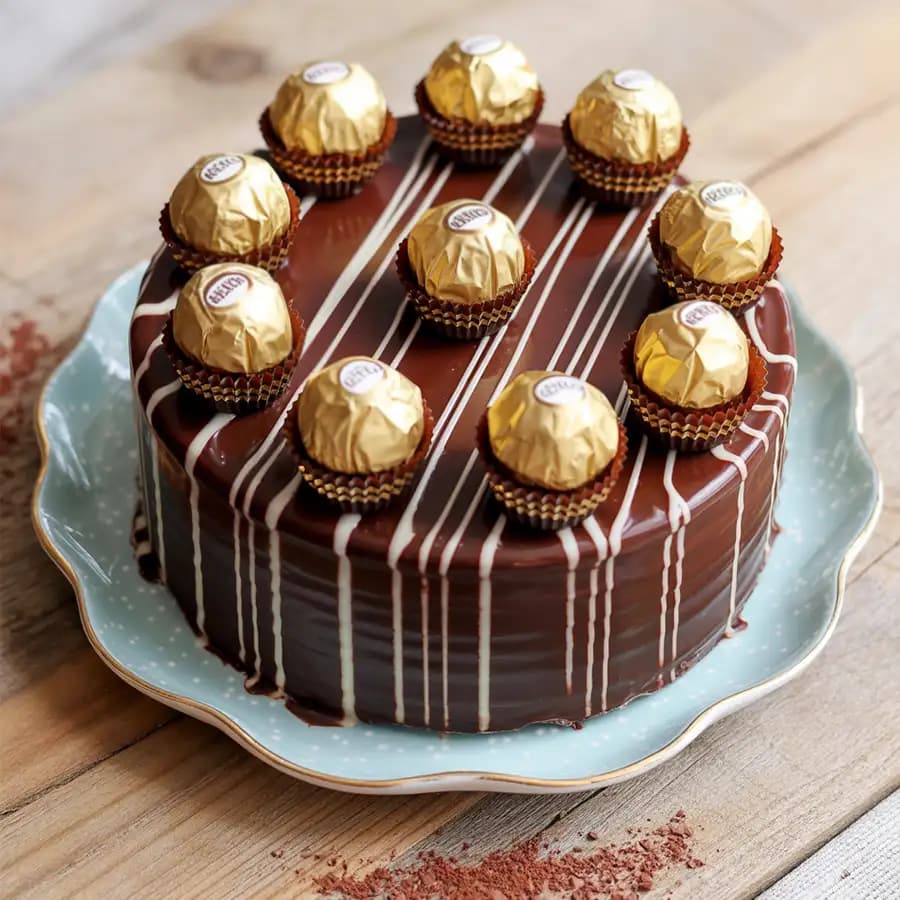Irresistible Ferrero Rocher Cake