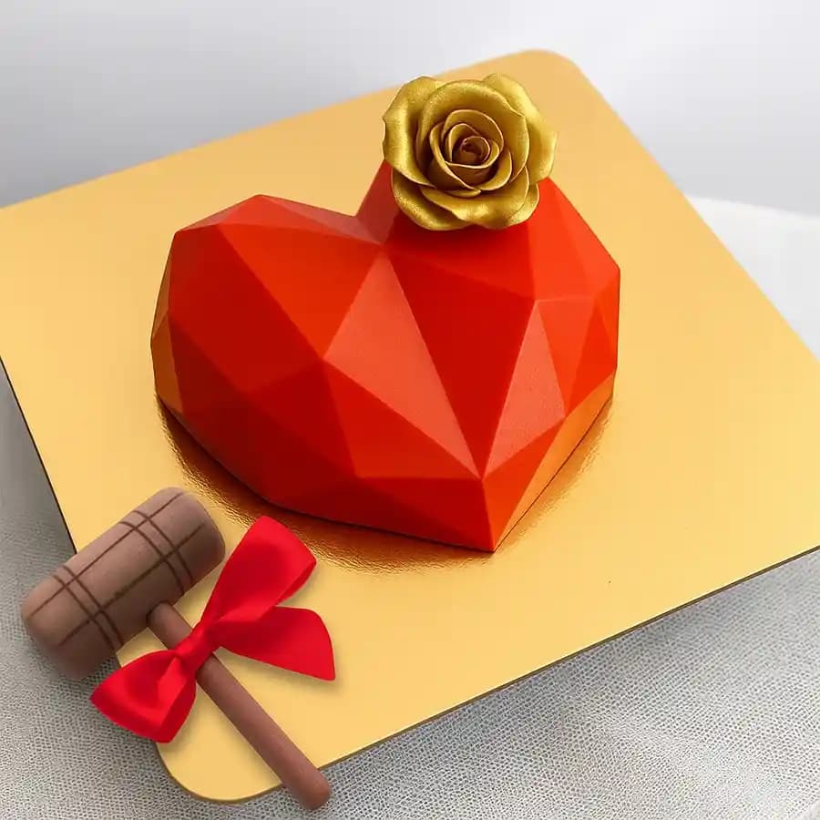 Sweetheart Celebration Smash Cake