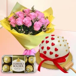 Delightful Celebration Pinata Cake Set 1