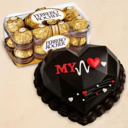Love's Sweet Surprise Cake with Ferrero Rocher 1