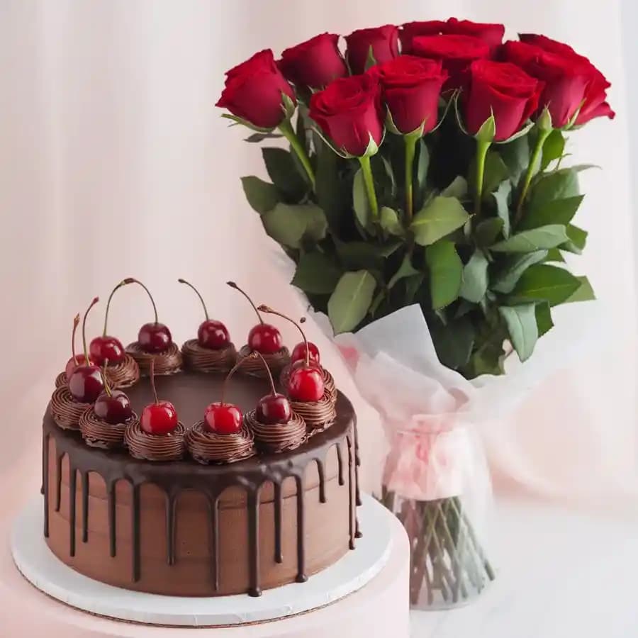 Romantic Rose & Chocolate Delight