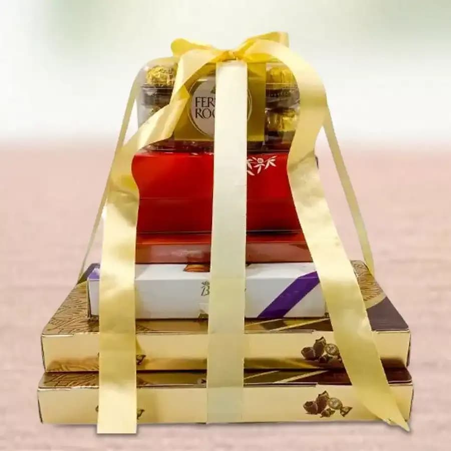 Amazing 5 Layer Imported Chocolate Tower