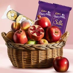 Fruit and Chocolate Indulgence Basket 1