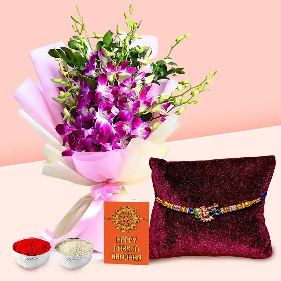 Choco Orchid Harmony: Sweet Moments in Bloom